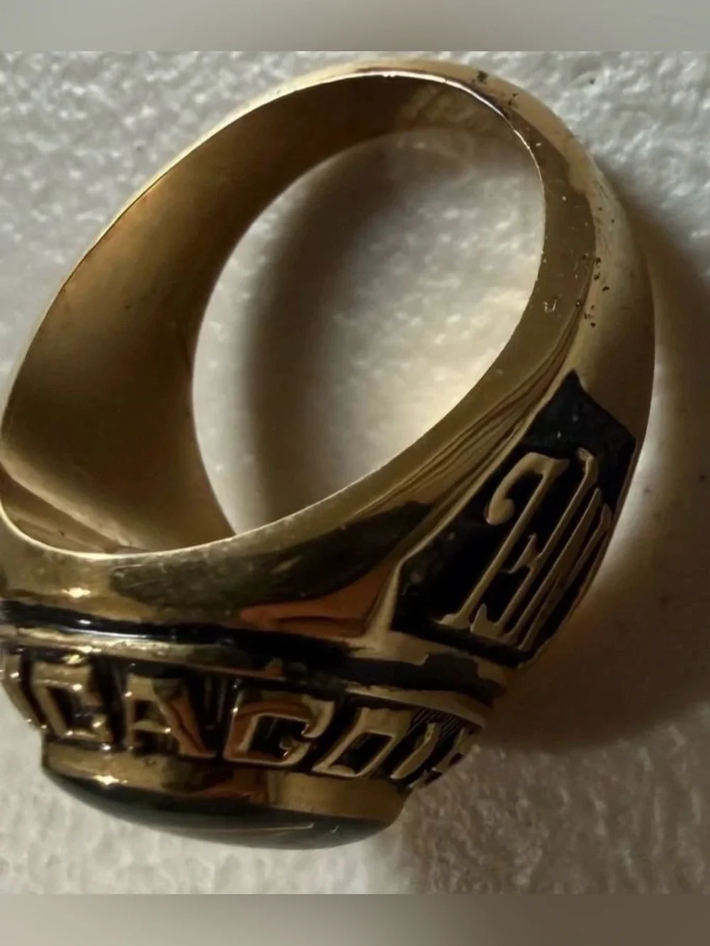 Chicago Bears Team Ring Danbury Mint Balfour 24kt Gold Plated COA Box 2002 NFL